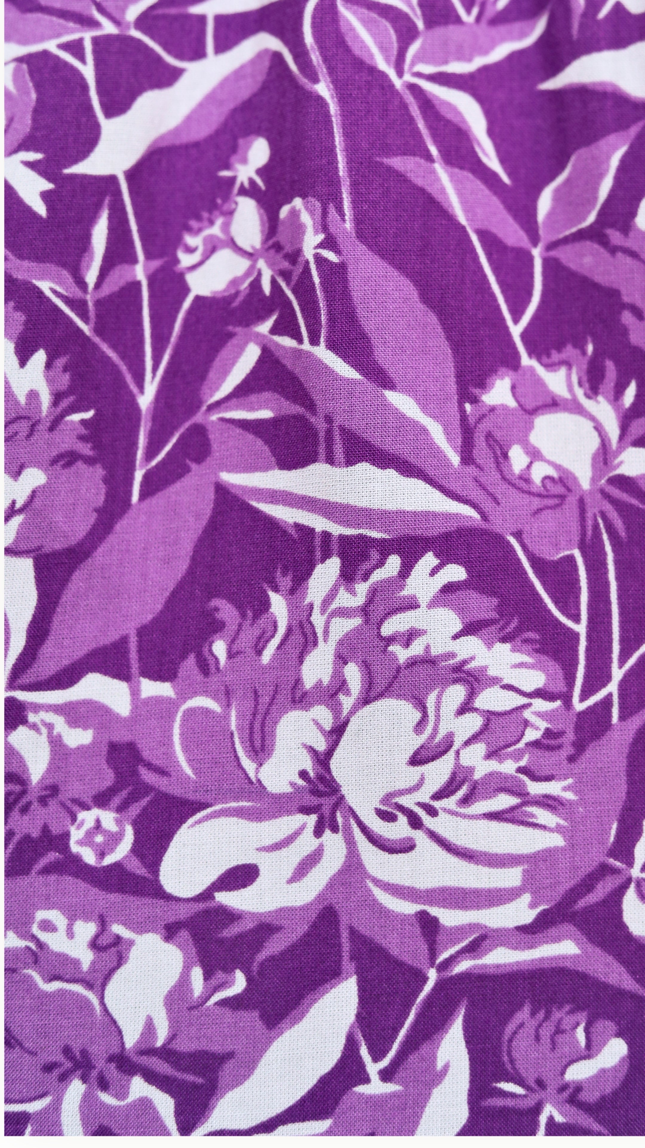 Royal Violet Floral Peplum Top
