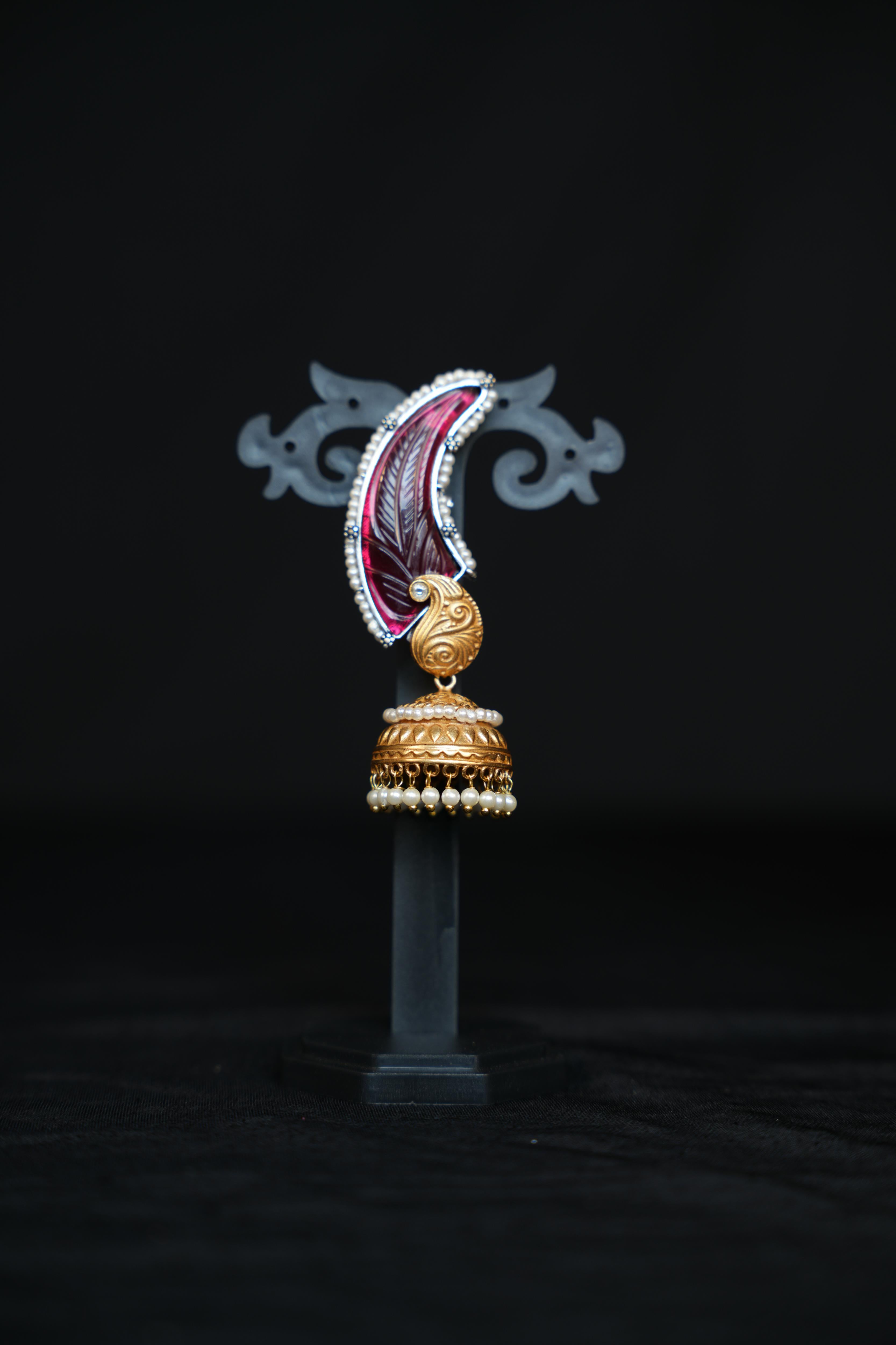 Hamsa Pankh Jhumkas