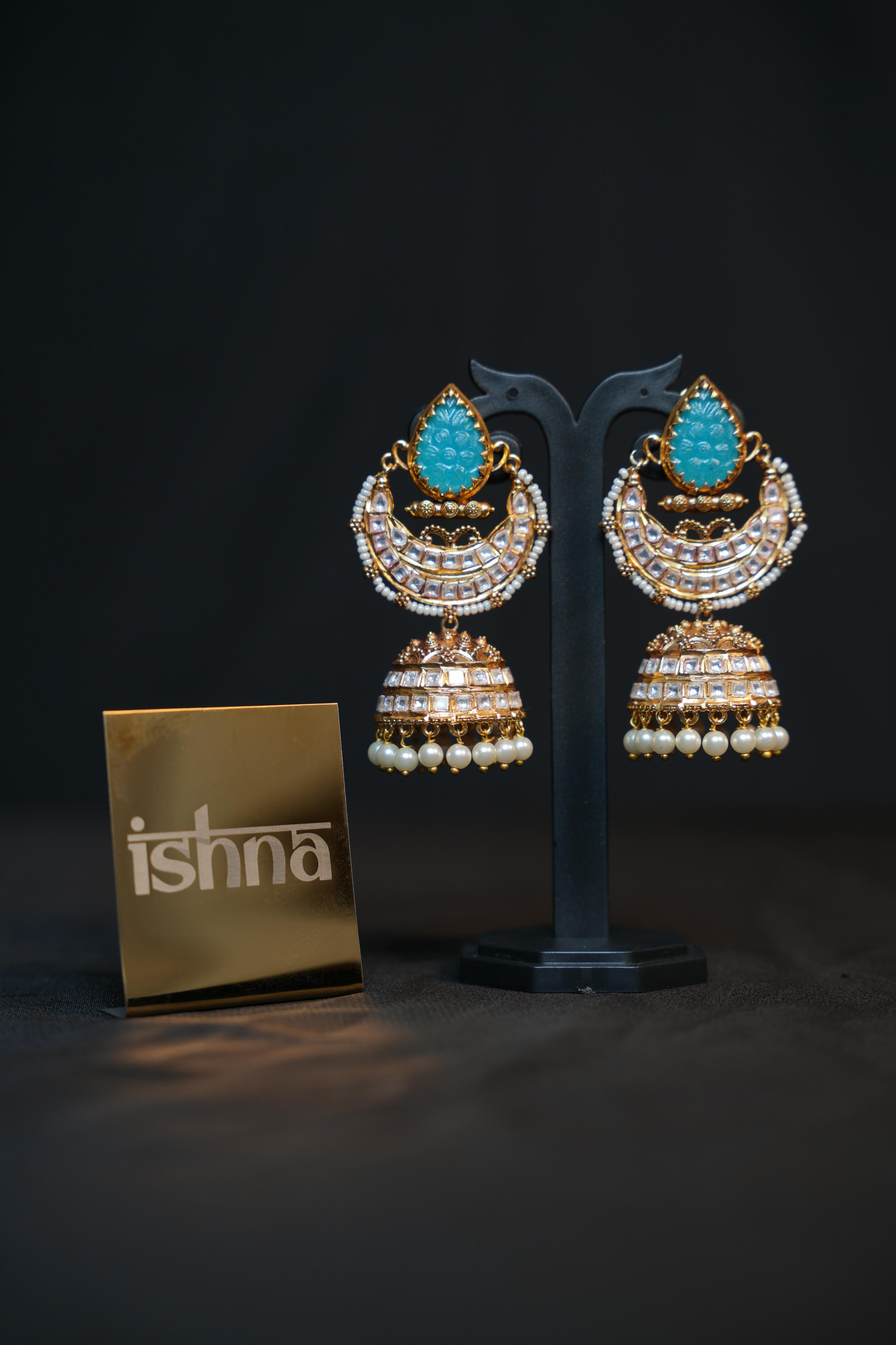 Design Noor Mahal Jhumkas