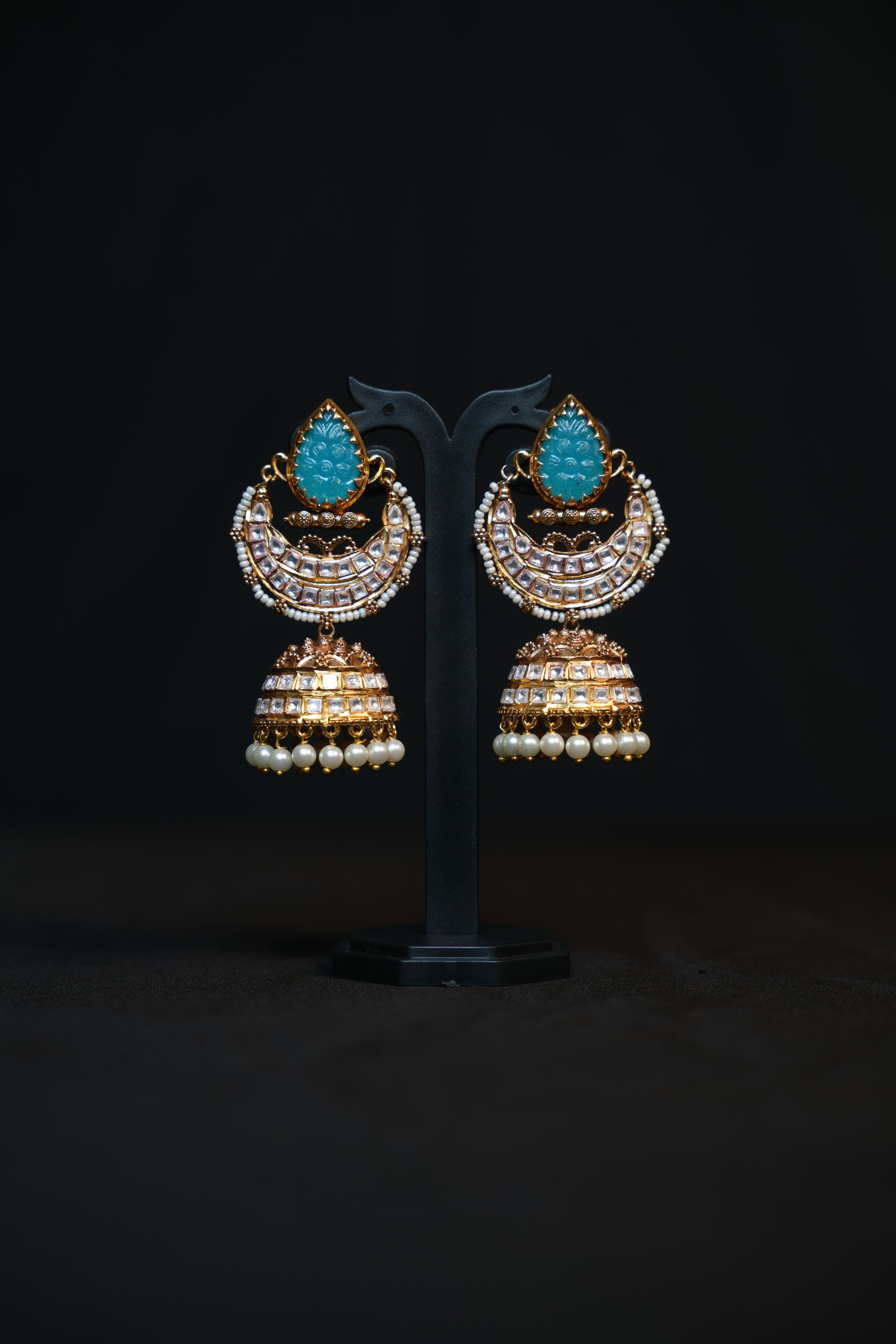 Design Noor Mahal Jhumkas