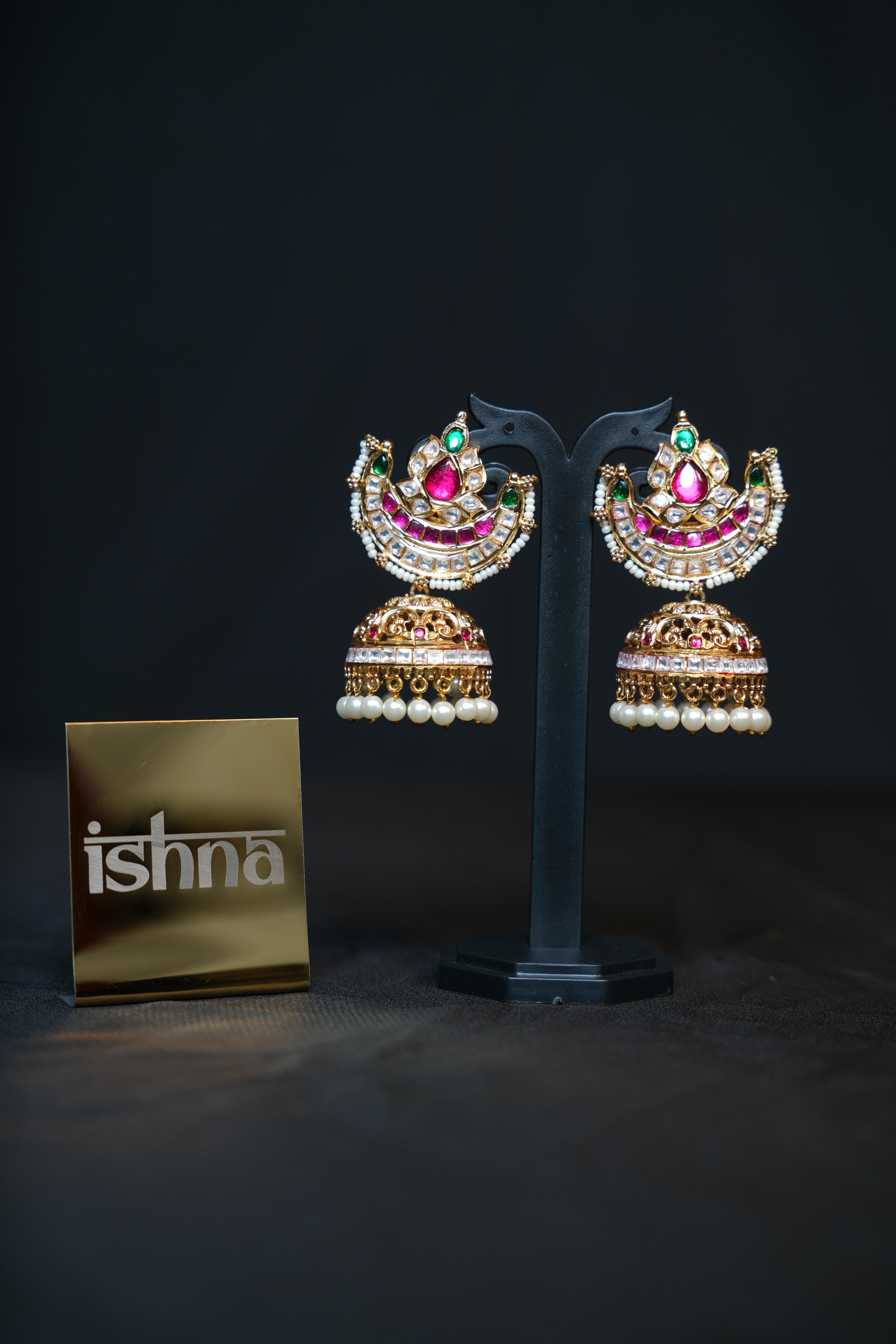 Design Noor Mahal Jhumkas