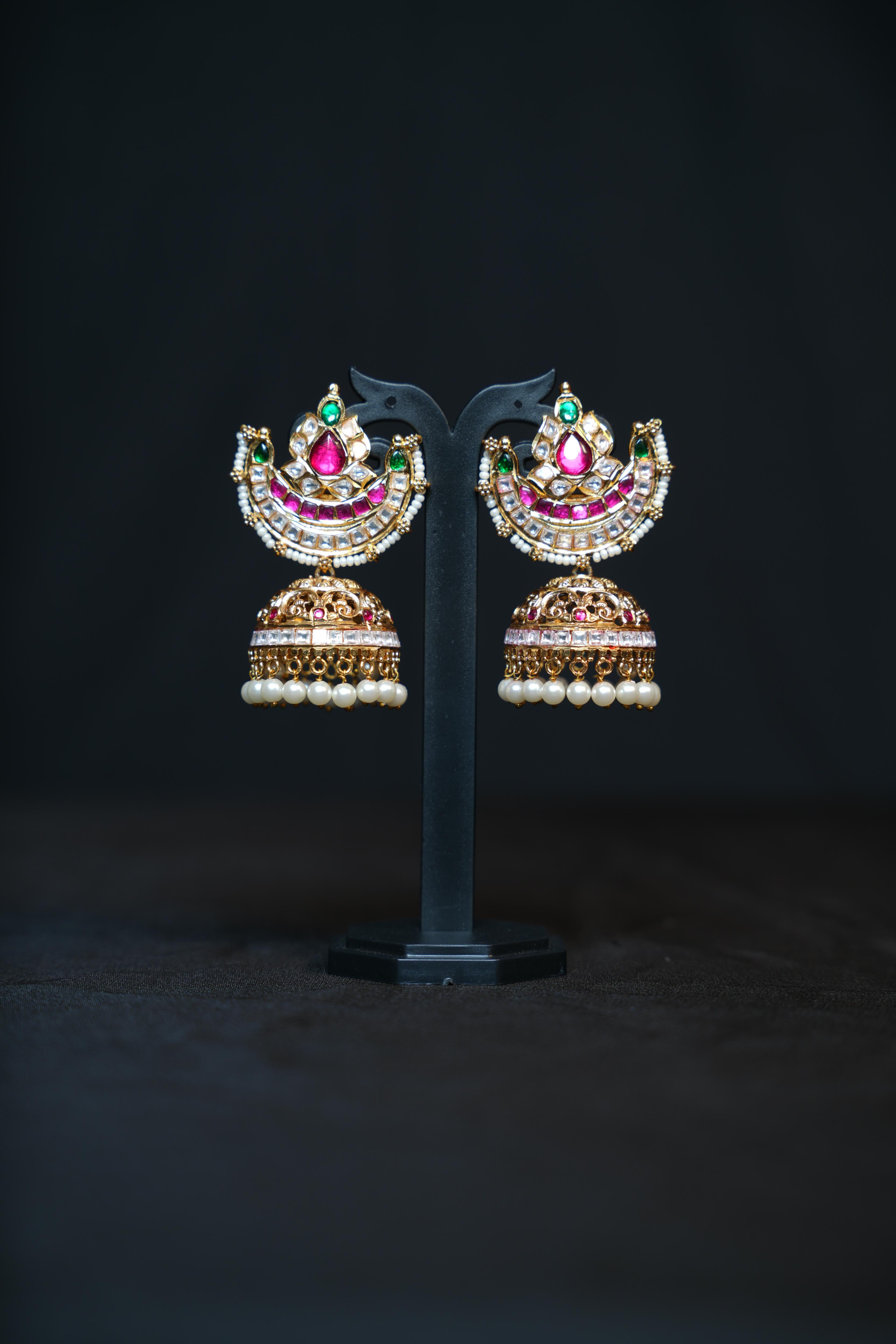 Design Noor Mahal Jhumkas