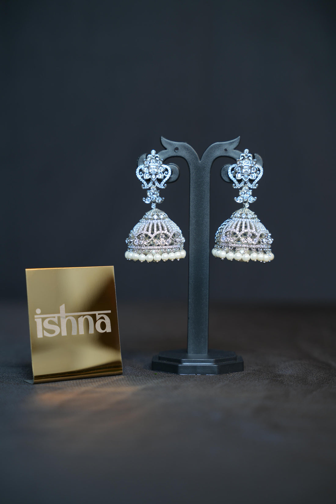ISHNA Shreya  Classic Dome Earrings