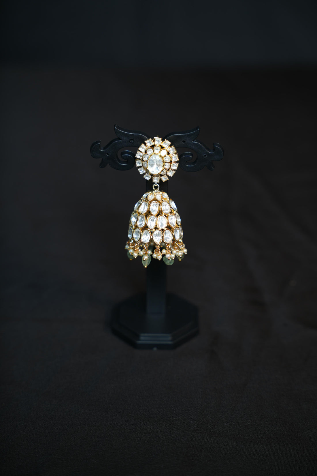Heritage Regal Polki Jhumkas