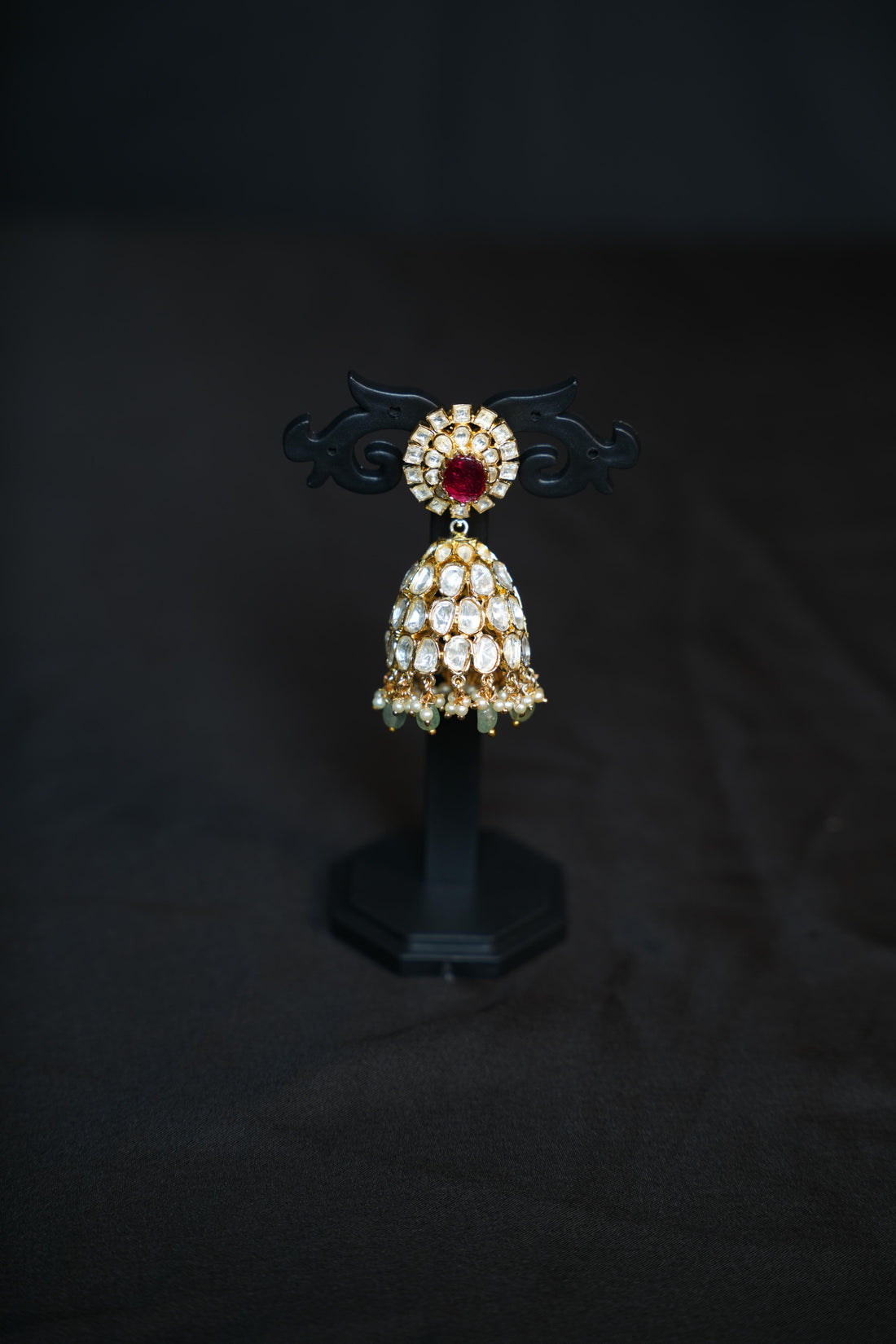 Heritage Regal Polki Jhumkas