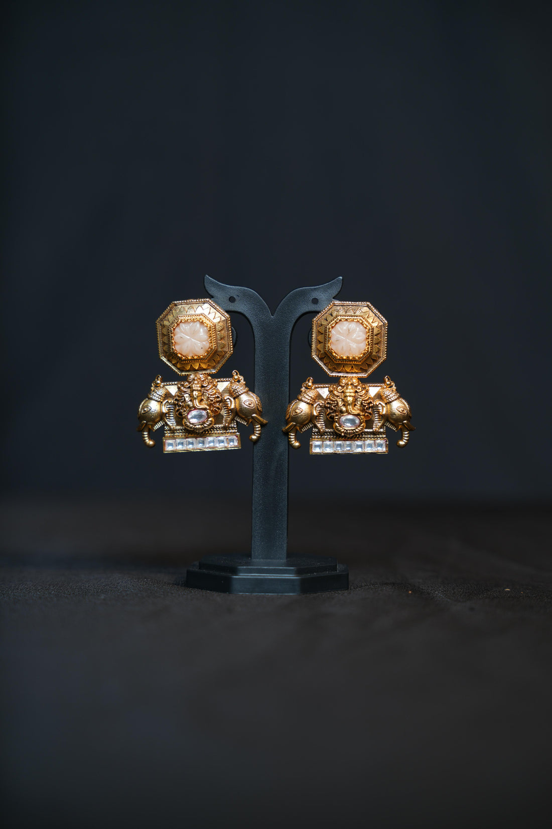 Gajraaj kundan Earrings