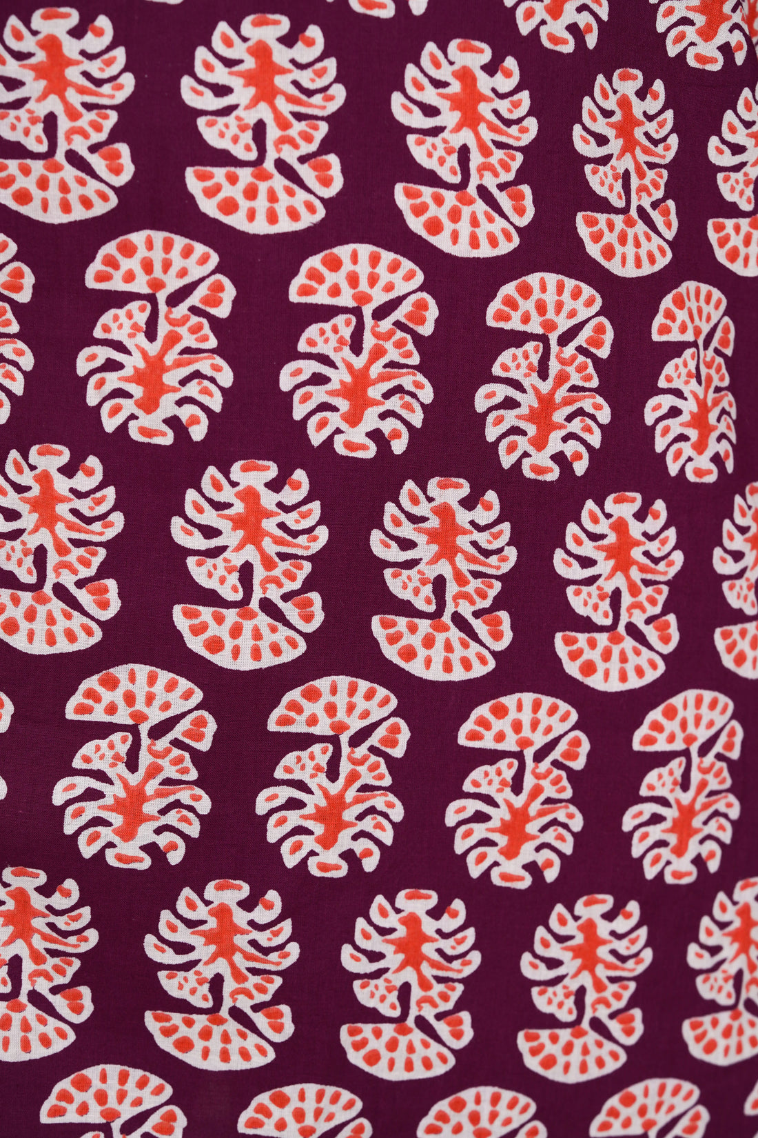 ISHNA Maroon Heritage Print Kurti Set