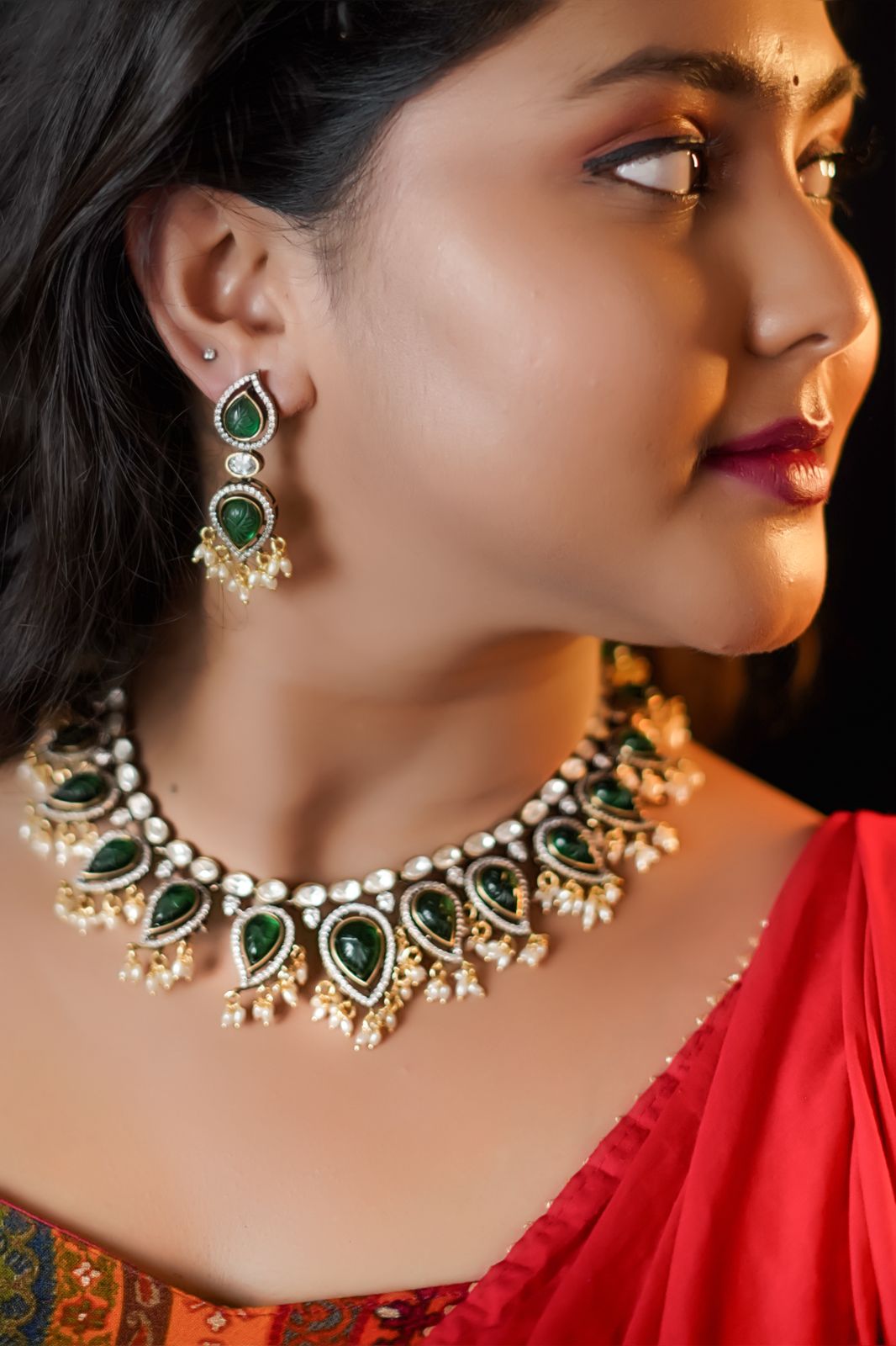 Floral Kundan Neckset