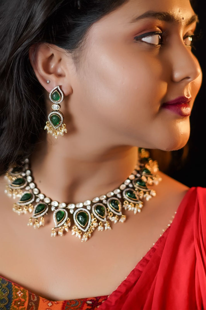 Floral Kundan Neckset