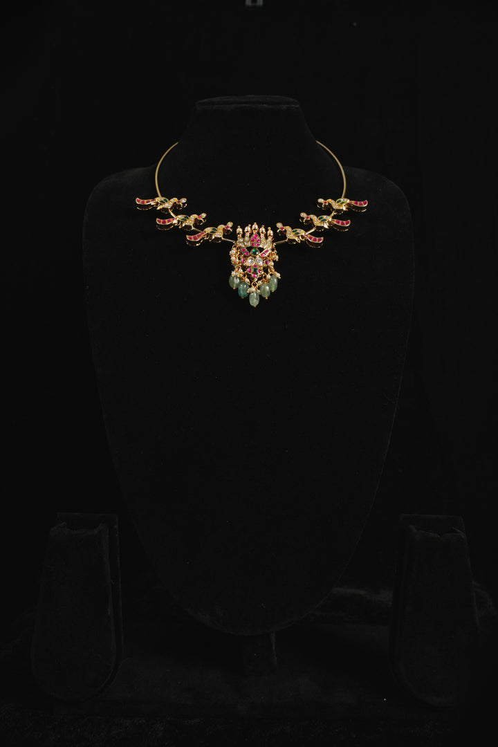 Mayuri Varna Latha Kante Necklace