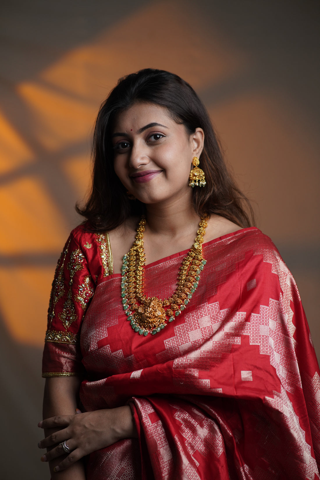 ISHNA Aishwarya Dual Line Haaram Set