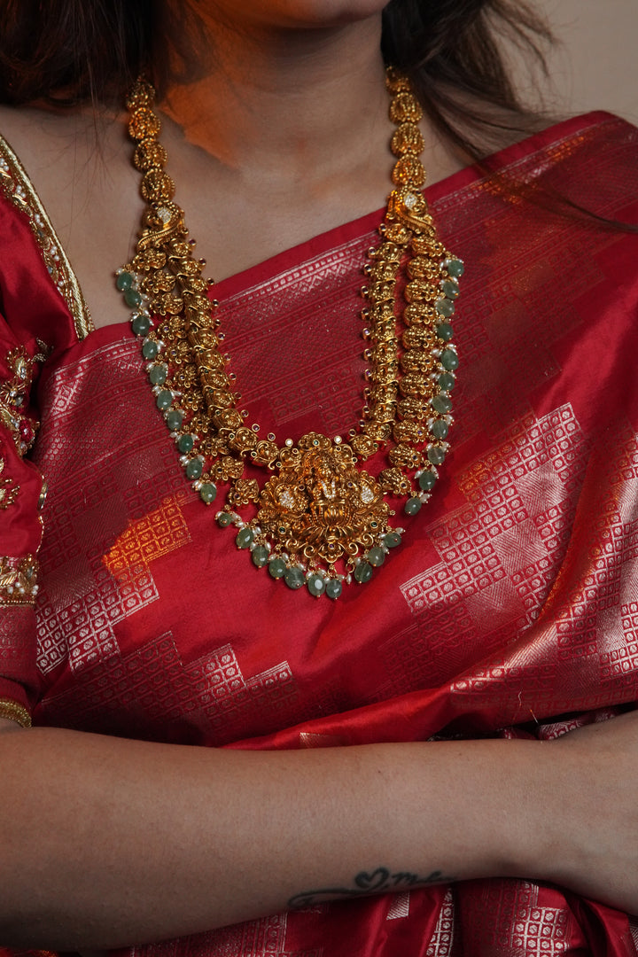 ISHNA Aishwarya Dual Line Haaram Set