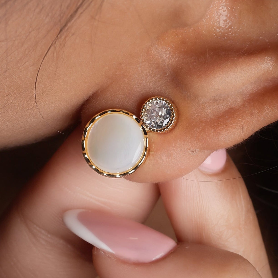 Aurora Circle Earrings