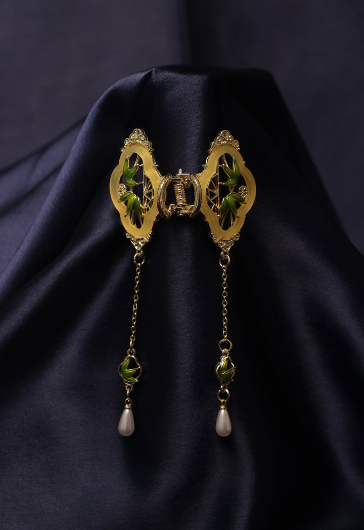 Baroque Bow Tassel Hair Clutcher