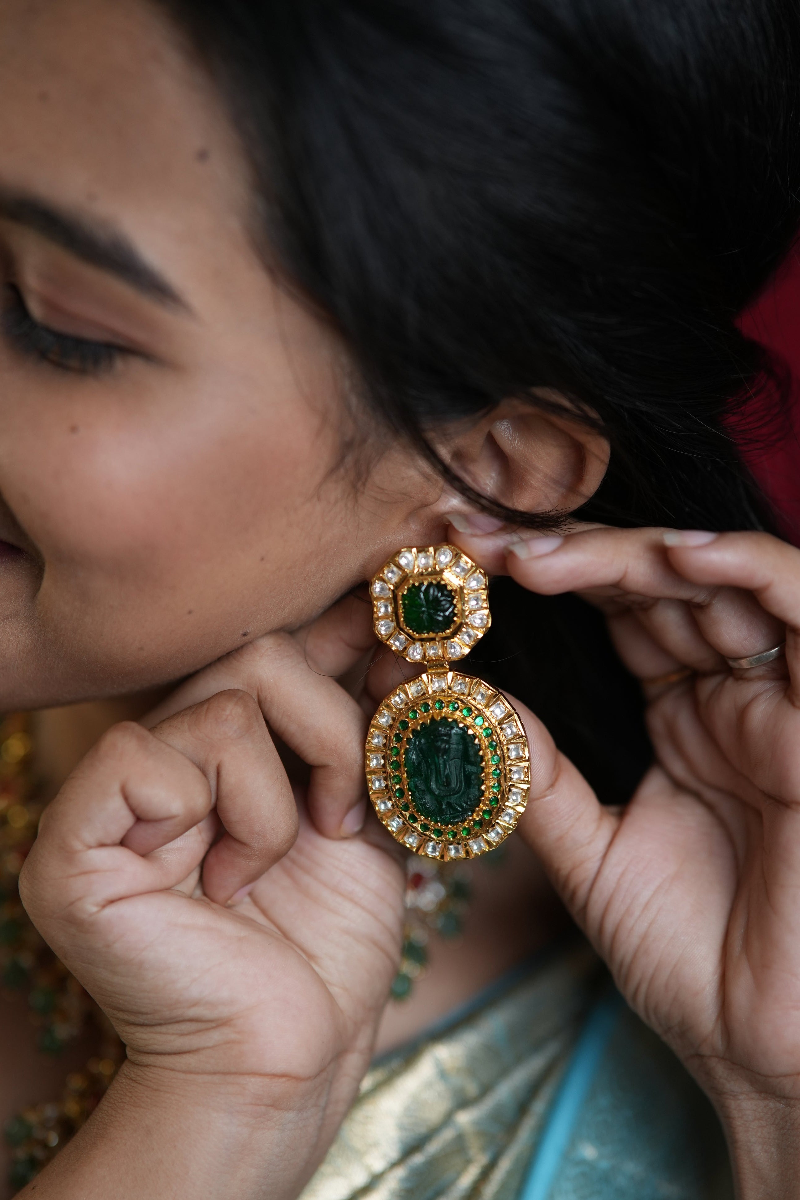 Royal Emerald Earrings