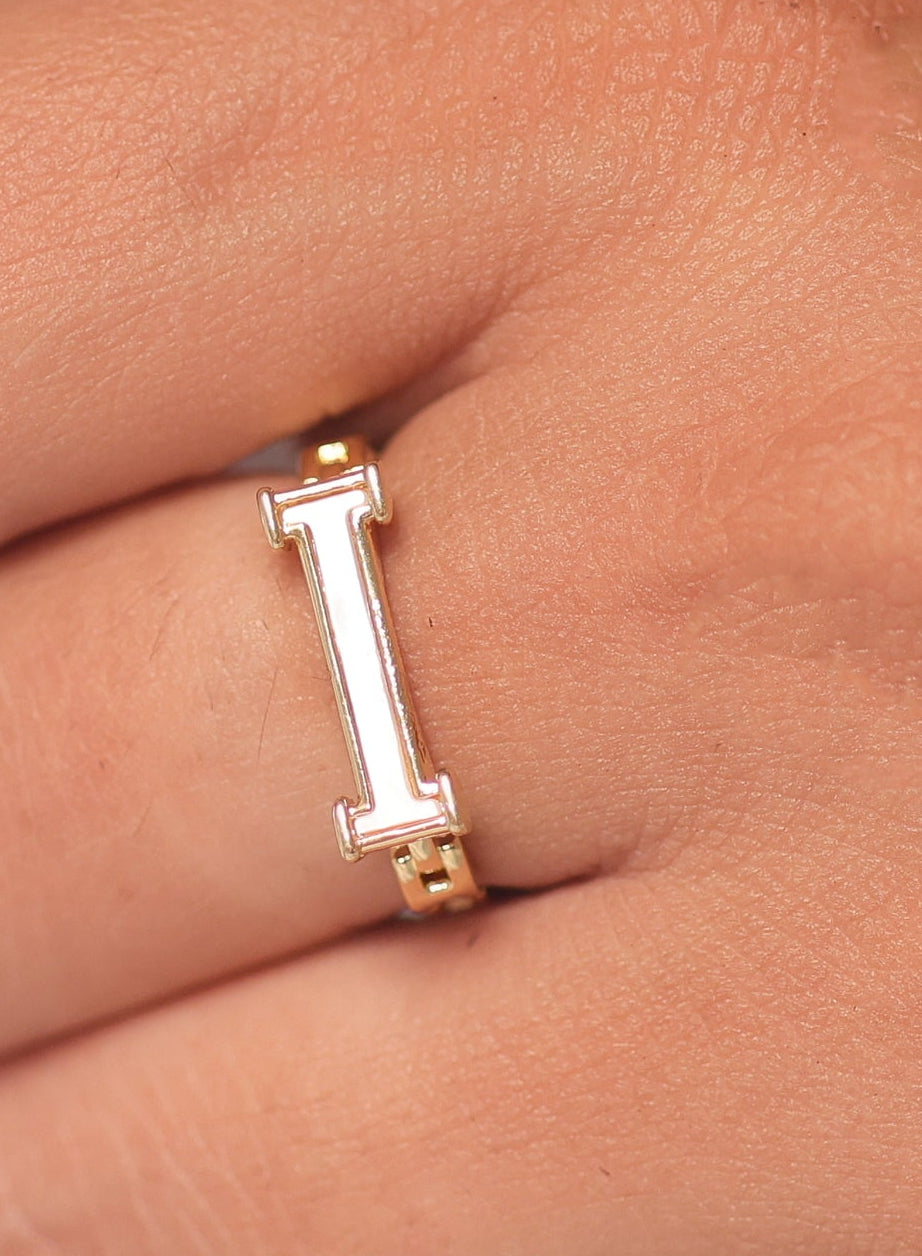 Wavy Enamel Ring