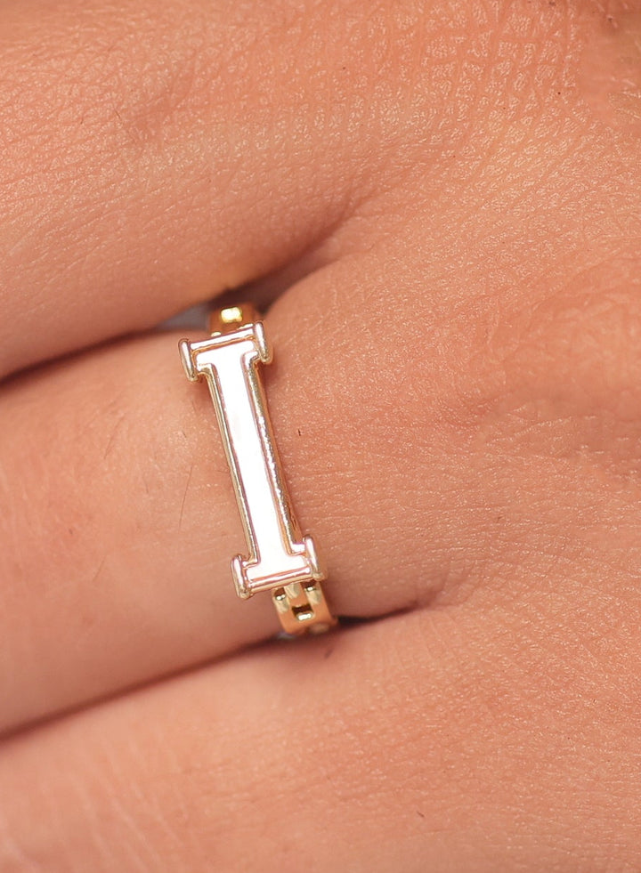 Wavy Enamel Ring