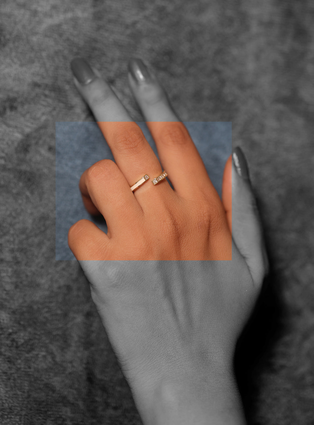 Diamond Cap Ring