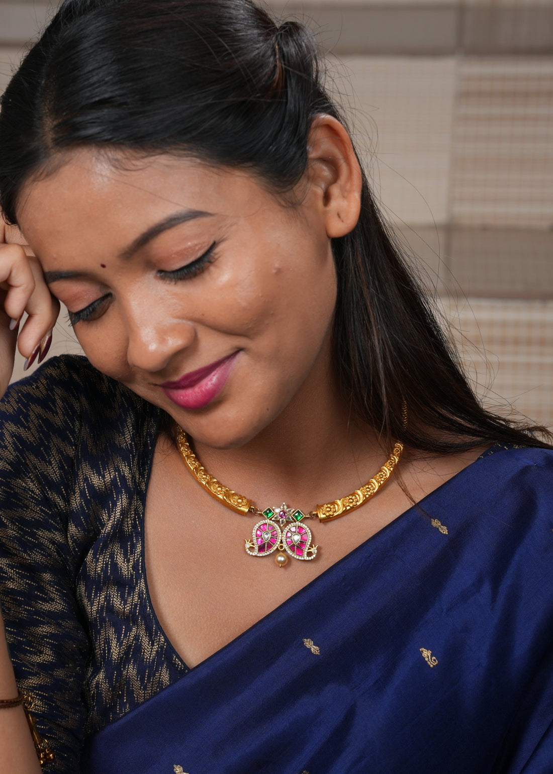 Ruby Chitra Kante Necklace