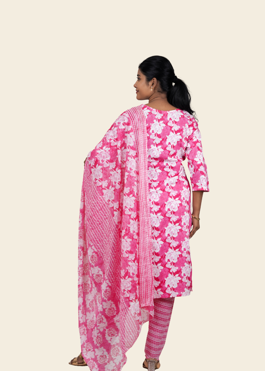 Gulbahaar Floral Kurti Set